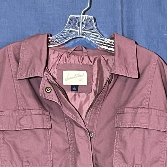 Universal Thread full zipper lightweight cotton chore barn jacket sz L - Picture 4 of 5